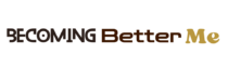Becoming Better me - white text Logo